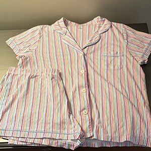 Roller Rabbit Colorful Striped Cotton Fabric